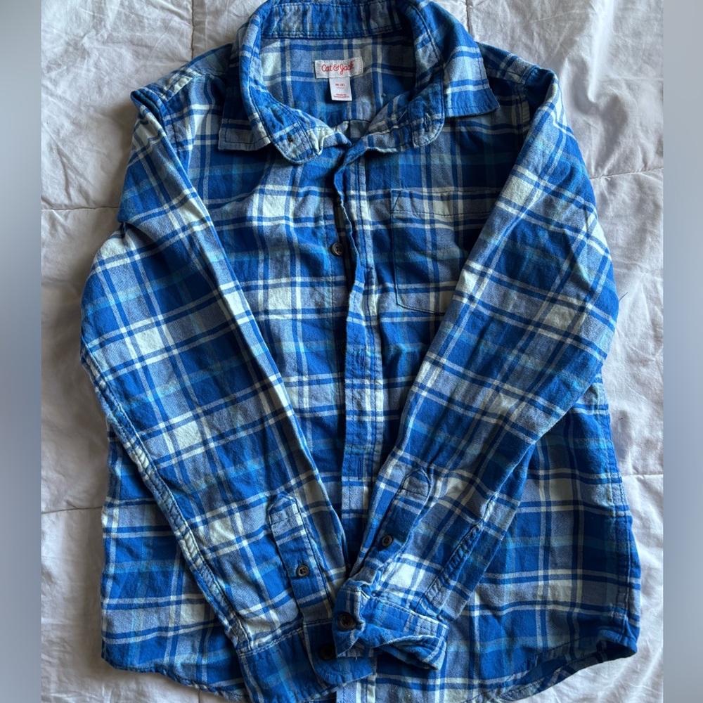 Plaid shirt size 8